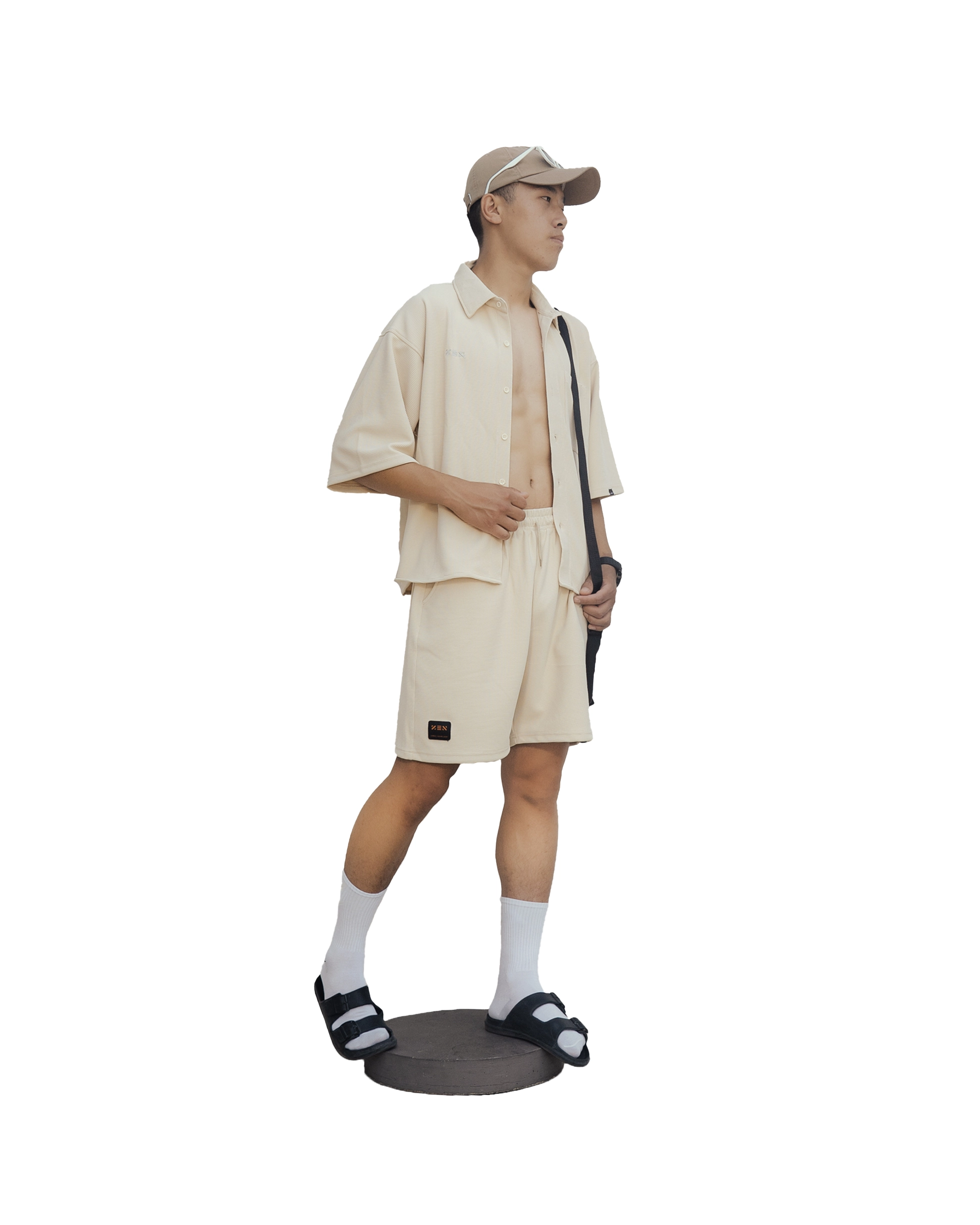 CREAM COORD SET V1