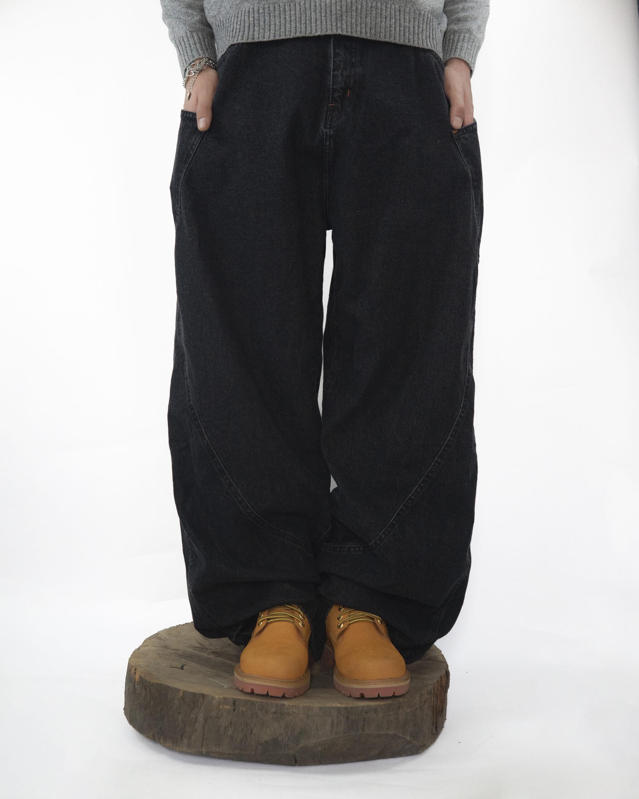 Oblique Midnight Black Jeans - ZEN