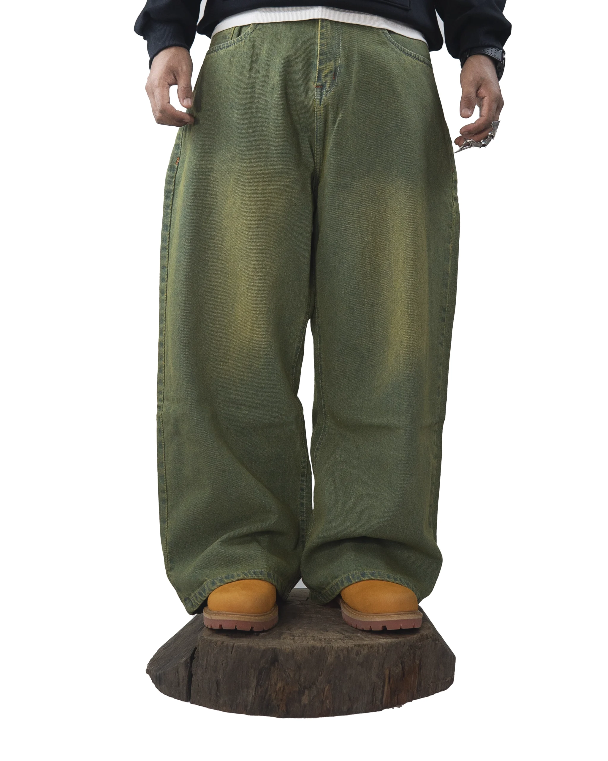 Gravity Forest Green Jeans